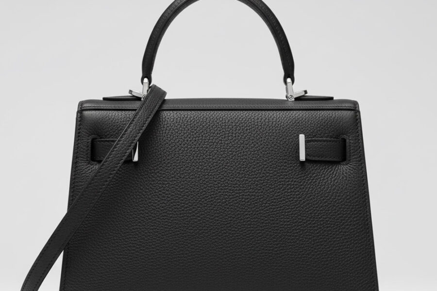 Black Leather Handbag