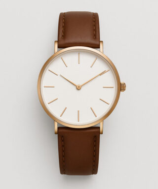 Leather Strap Watch
