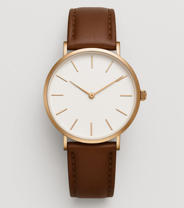 Leather Strap Watch