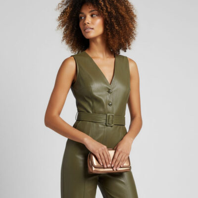 Soft Leather Jumpsuit