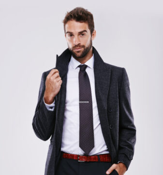 man-wear-black-trench-coat Trench Coat (Right Image)
