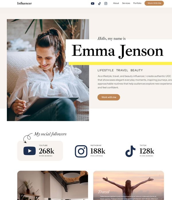 influencer-home-screenshot