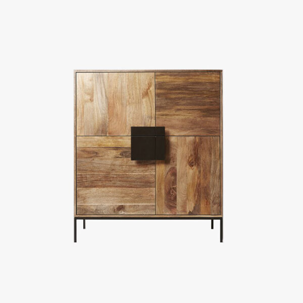 Wood Rough Textured Cabinet
