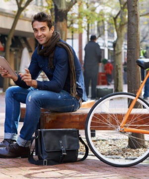 men-model-in-park-with-bike