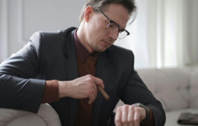 Men's Light Brown Suit