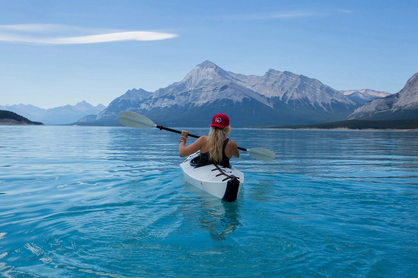 Canoeing On The Lake