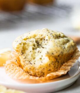 LEMON POPPYSEED MUFFINS