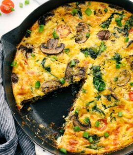 SAUSAGE MUSHROOM FRITATA