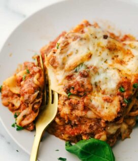 LASAGNA ROLL UPS