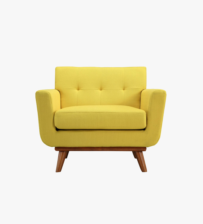 vintage-yellow-single-sofa