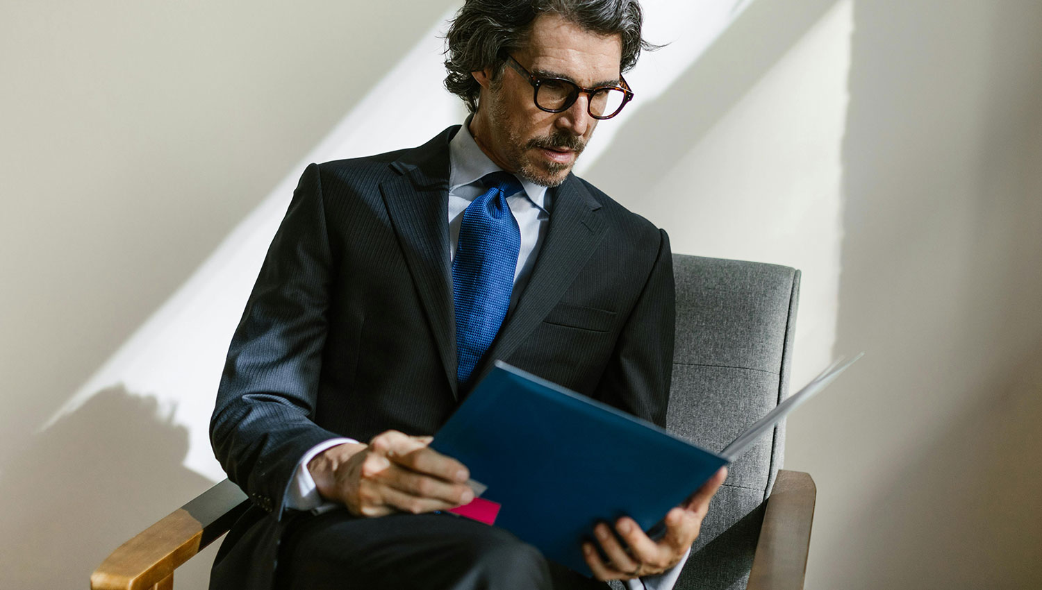 Men's Black Trench Coat