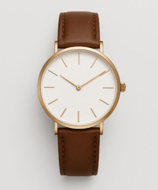 Leather Strap Watch