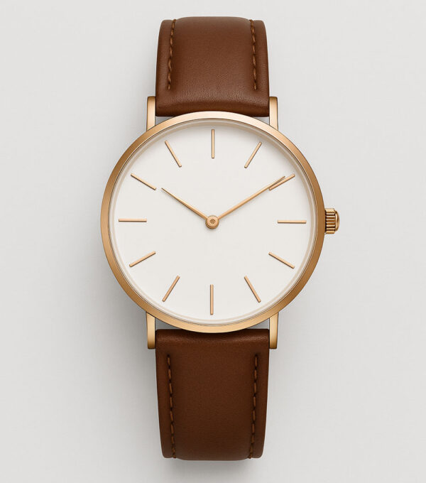 Leather Strap Watch