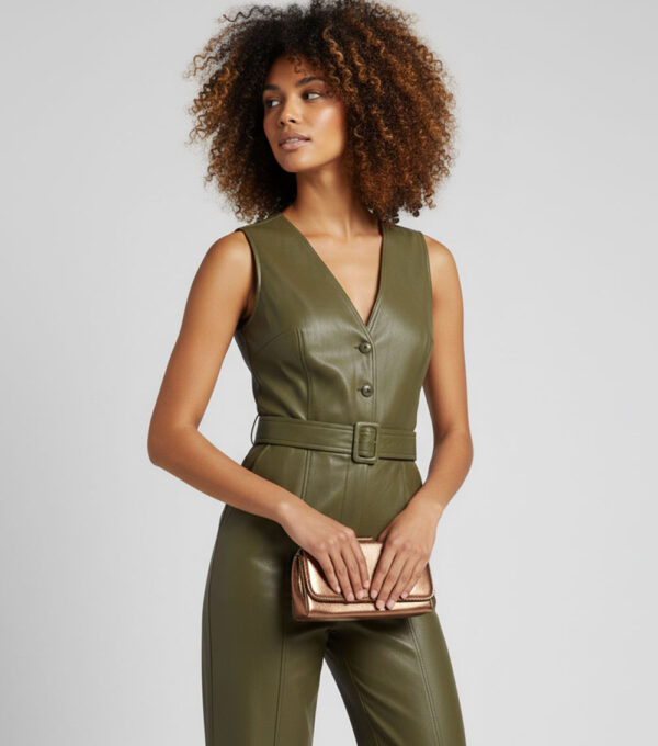 Soft Leather Jumpsuit