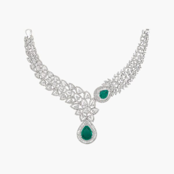 Green Diamond Necklace