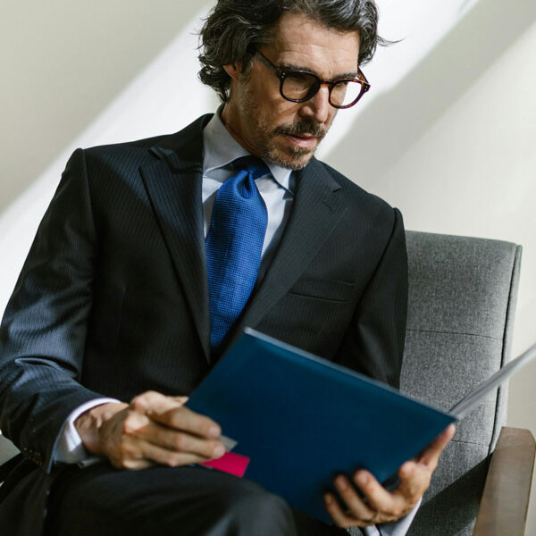 men22 Men's Black Trench Coat